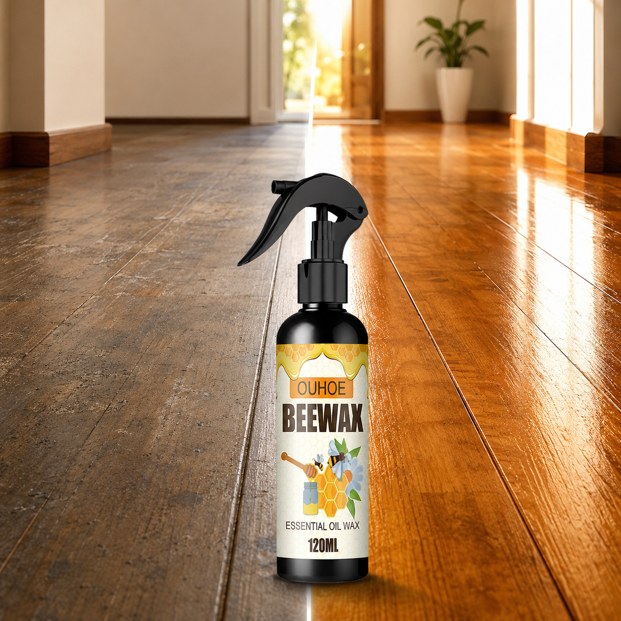 Bienenwachs Holzpflege Spray Natürlich für Möbel und Holzoberflächen