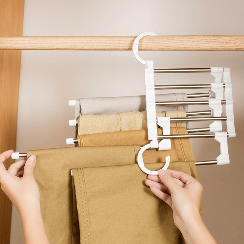 Hosenhalter Platzsparend Multifunktional für Kleiderschrank