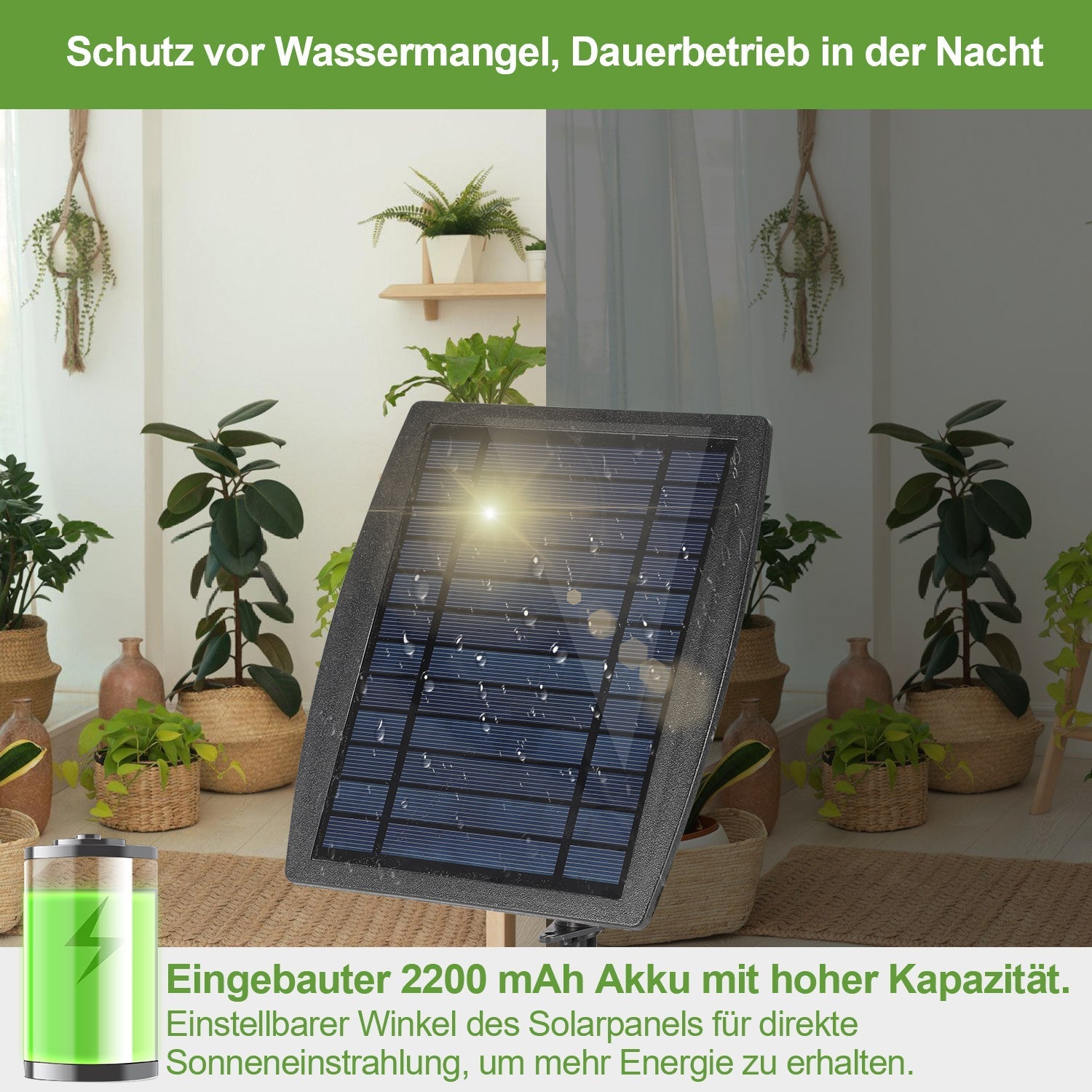Ikodm Solar Bewässerungssystem Pflanzenbewässerung