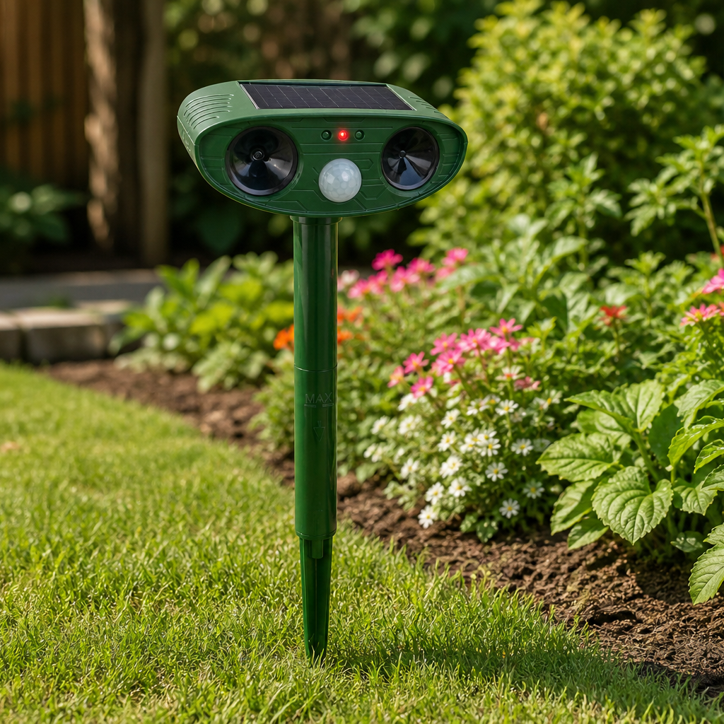 Solar Ultrasonic Pest Repeller – EcoShield Series