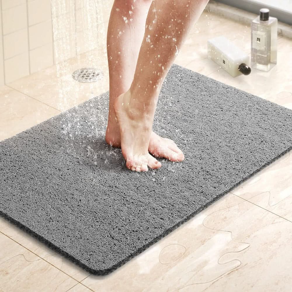 AQUALUXE Rutschfeste Duschmatte mit Drainage