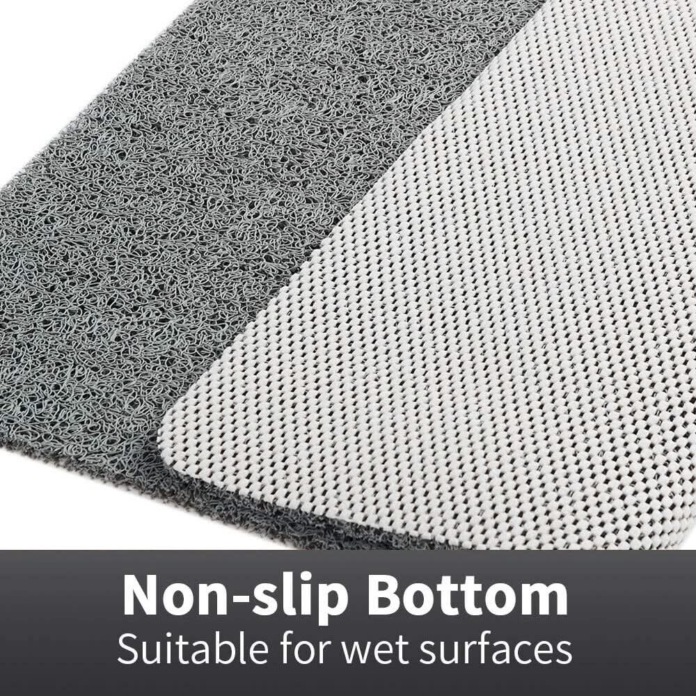 AQUALUXE Rutschfeste Duschmatte mit Drainage
