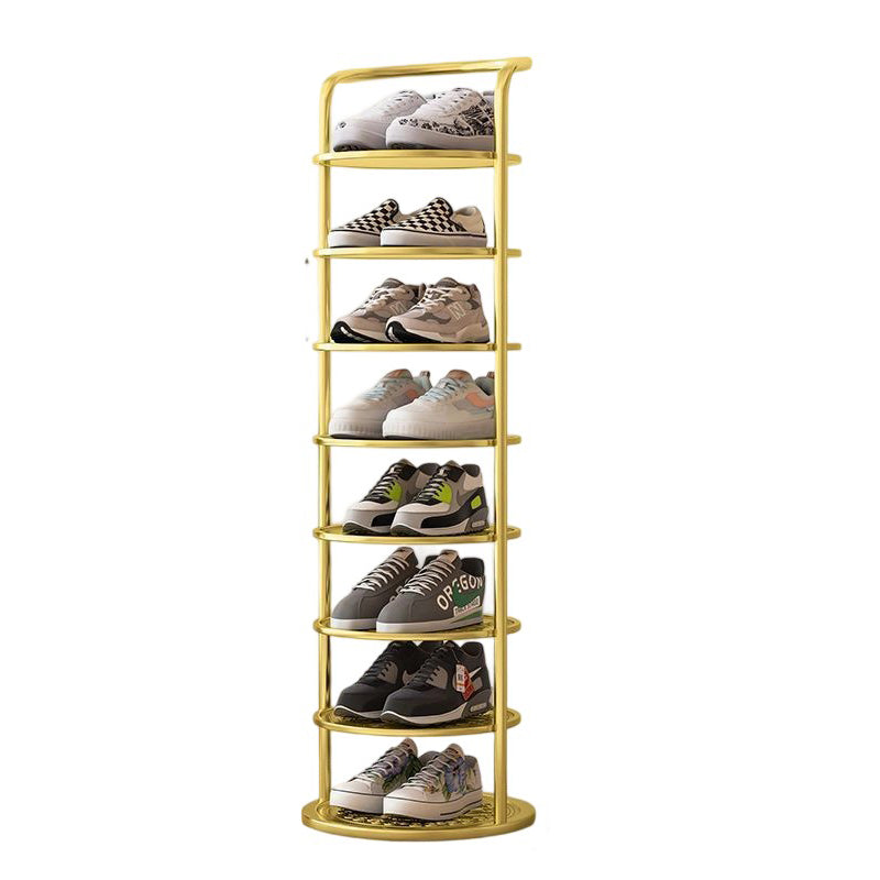 Metall Schuhregal Rundes Ordnungssystem für Flur