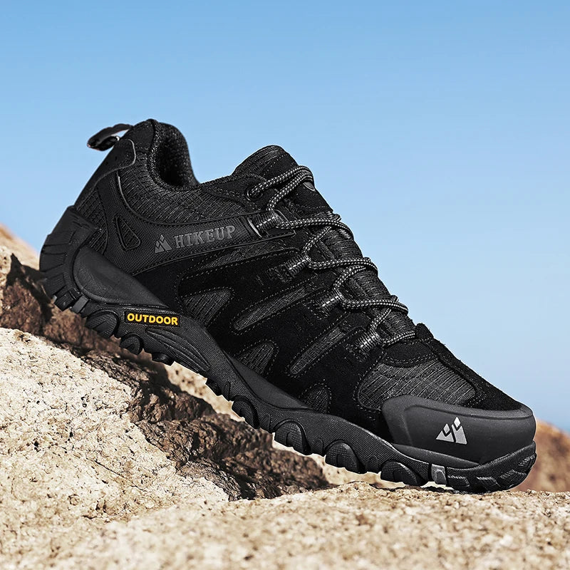 Herren Trekking Schuhe Rutschfest für Wandern und Outdoor