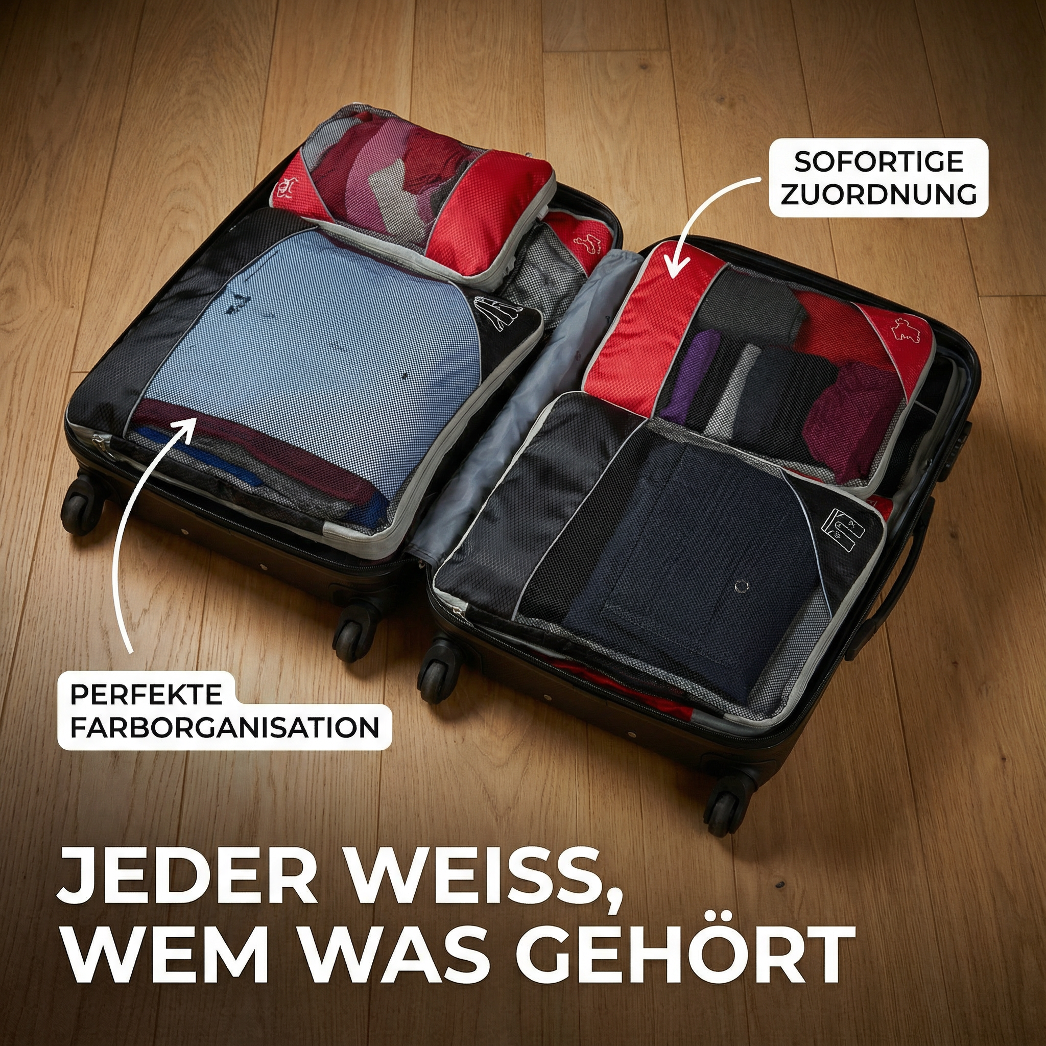 PackMate™ Kompressions-Packwürfel Set