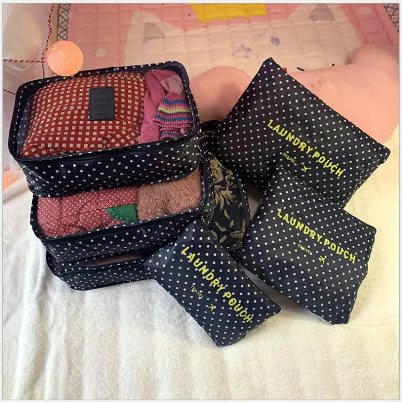 Packing Cubes Set 6-teilig Wasserabweisend für Koffer