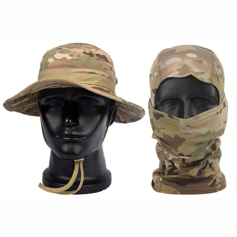 Outdoor Hut mit Sturmhaube UV-Schutz für Wandern und Trekking