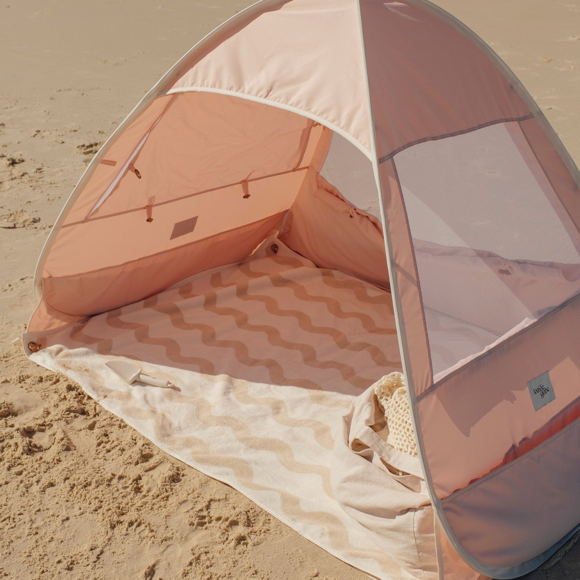 Baby Strandmuschel UV 50 Pop Up Zelt für Strand und Garten