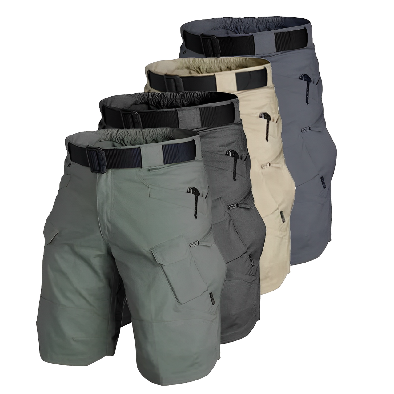 Herren Cargo Shorts Multifunktional für Outdoor und Wandern