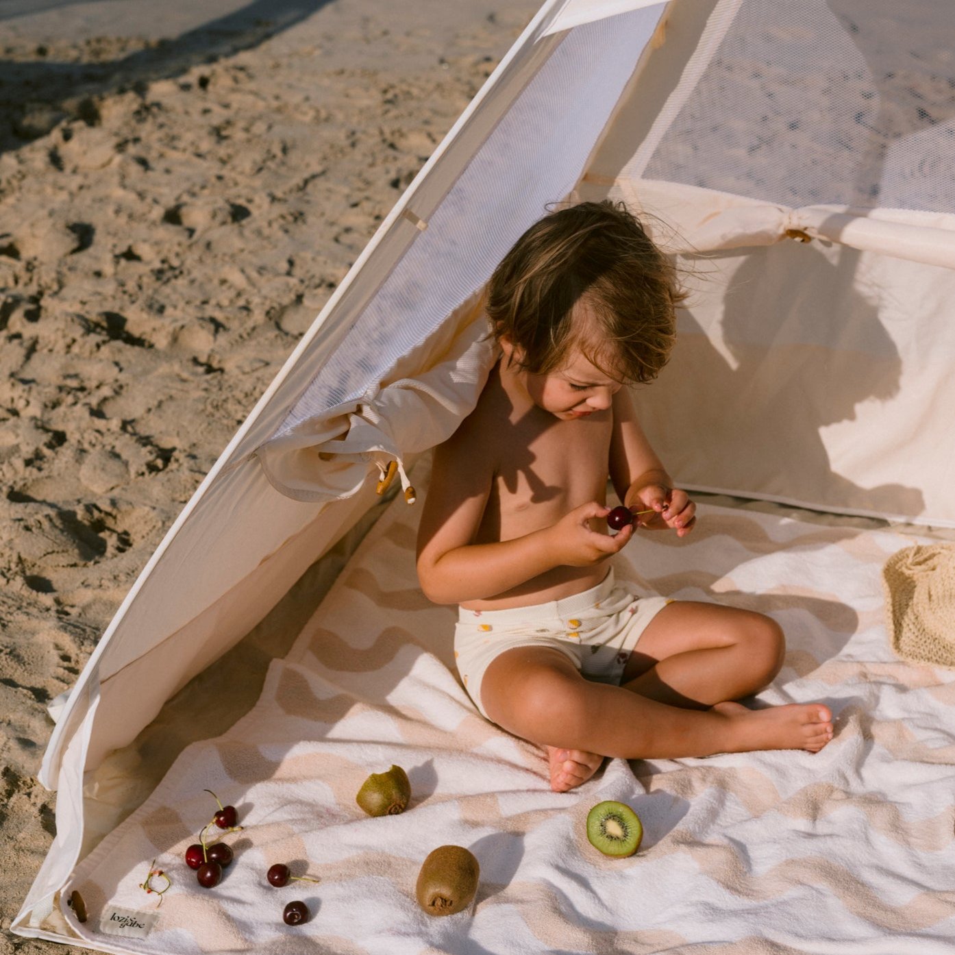 Baby Strandmuschel UV 50 Pop Up Zelt für Strand und Garten