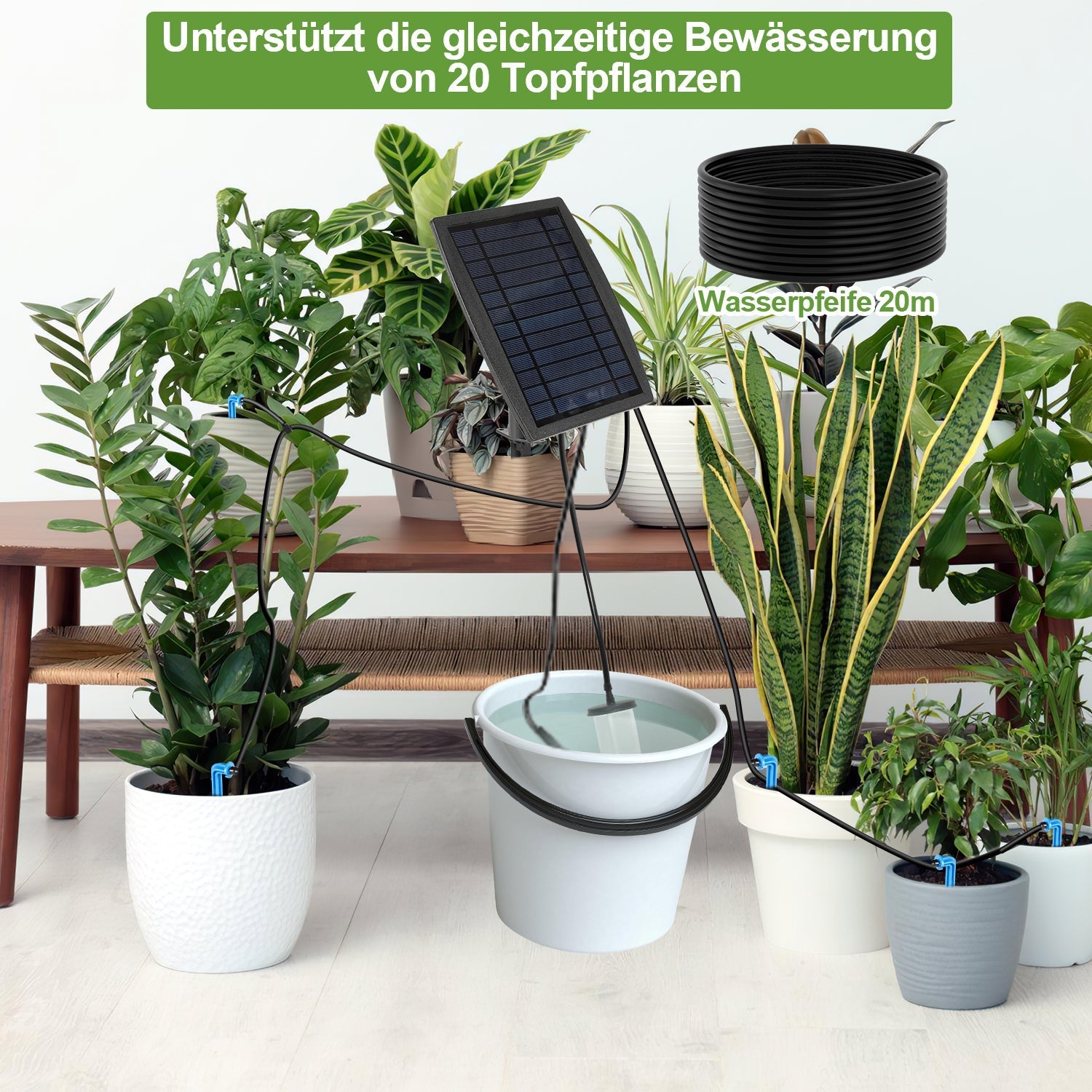 Ikodm Solar Bewässerungssystem Pflanzenbewässerung