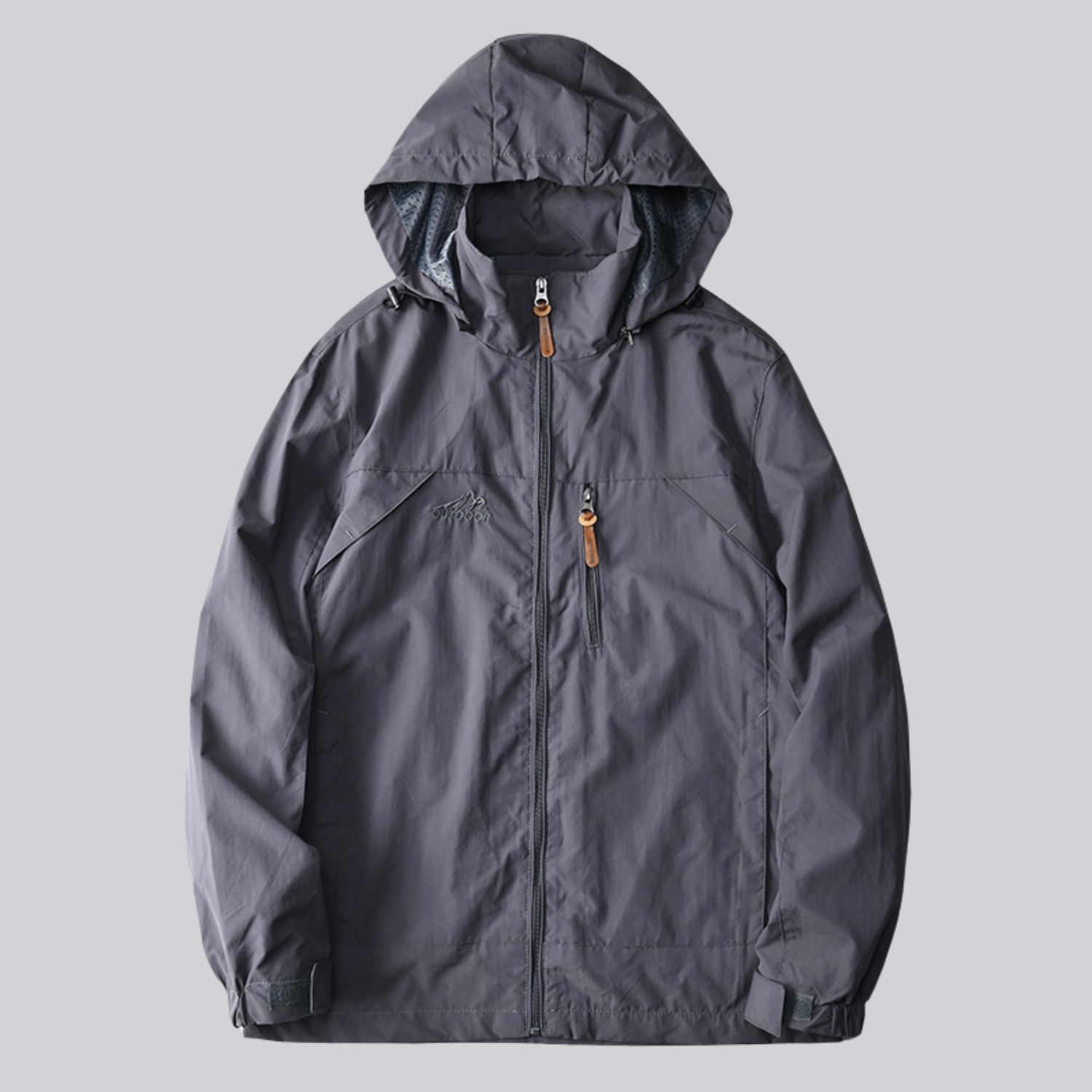 Herren Regenjacke Wasserdicht Winddicht für Wandern und Outdoor