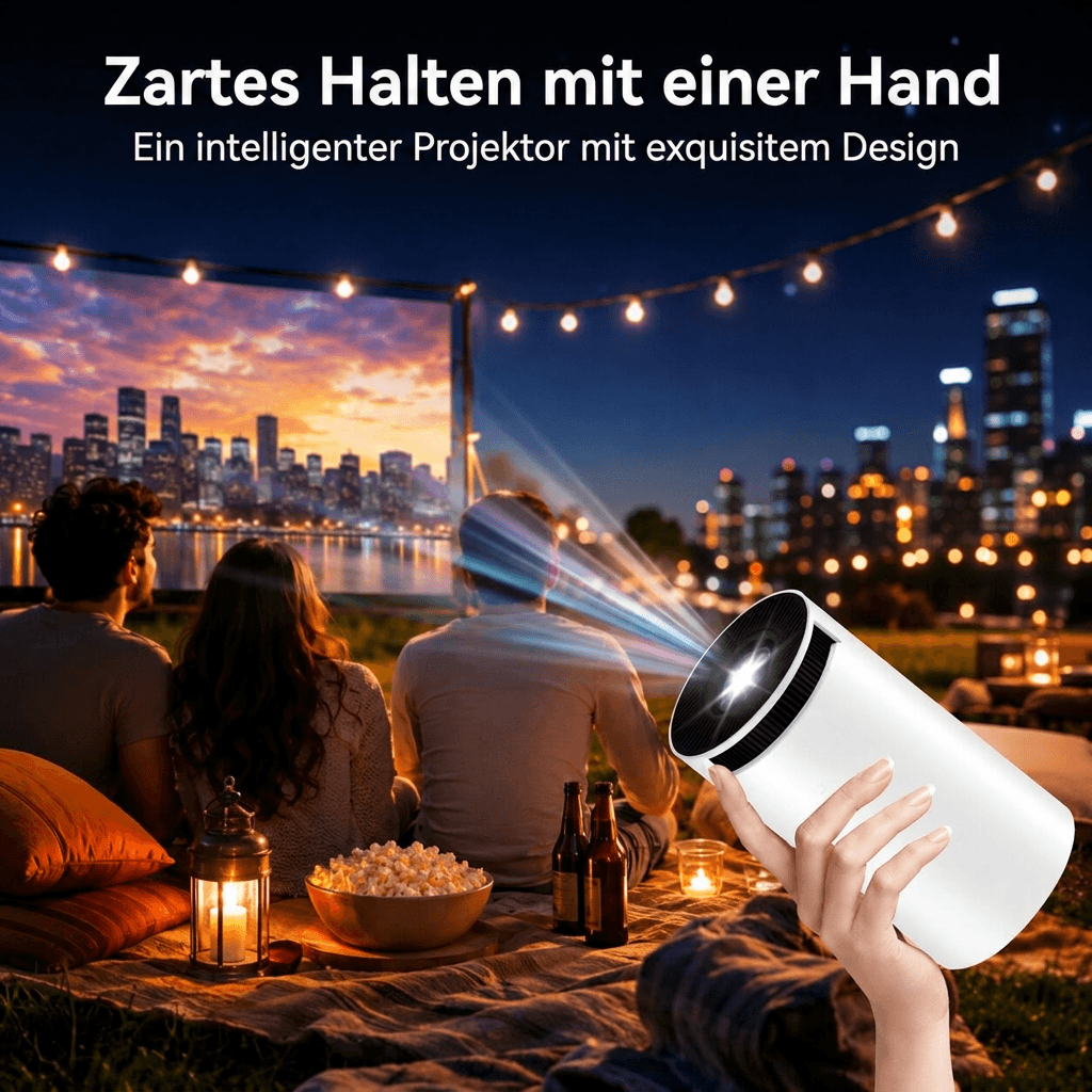 Mini Beamer mit Android 11 | Himmelswurf