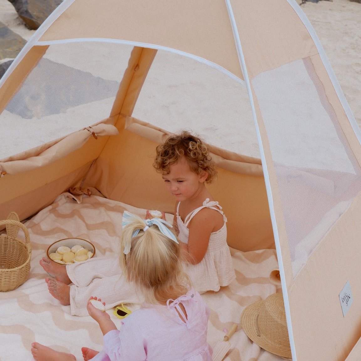 Baby Strandmuschel UV 50 Pop Up Zelt für Strand und Garten