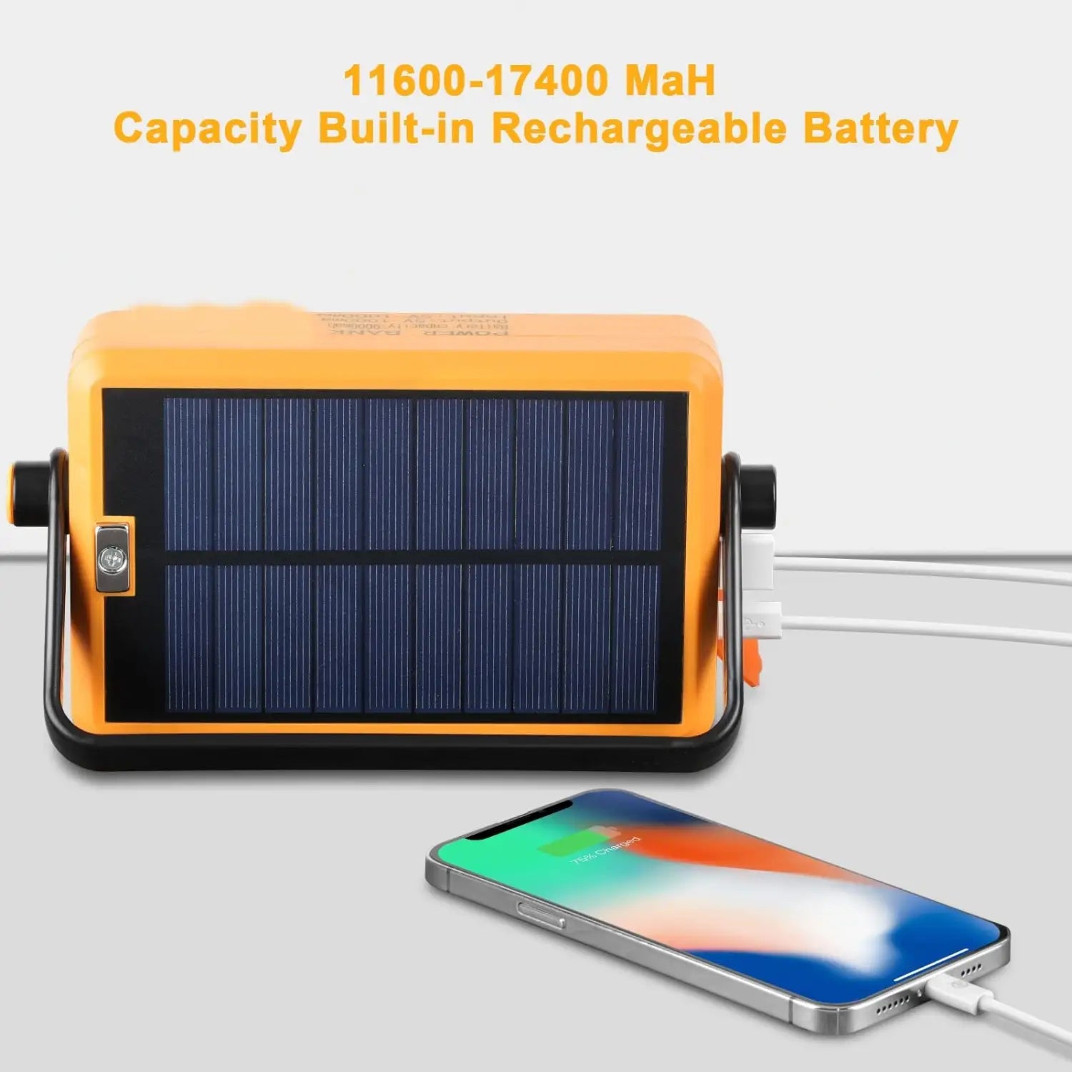 Solar Campinglampe mit Powerbank und USB Ladefunktion