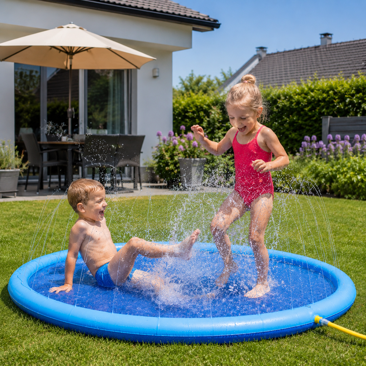 Wasserspielmatte für Kinder und Haustiere