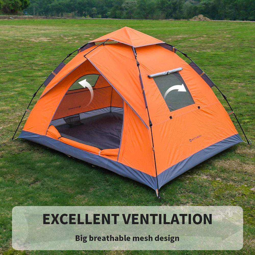 Pop Up Zelt 4 Personen wasserdicht für Camping und Strand