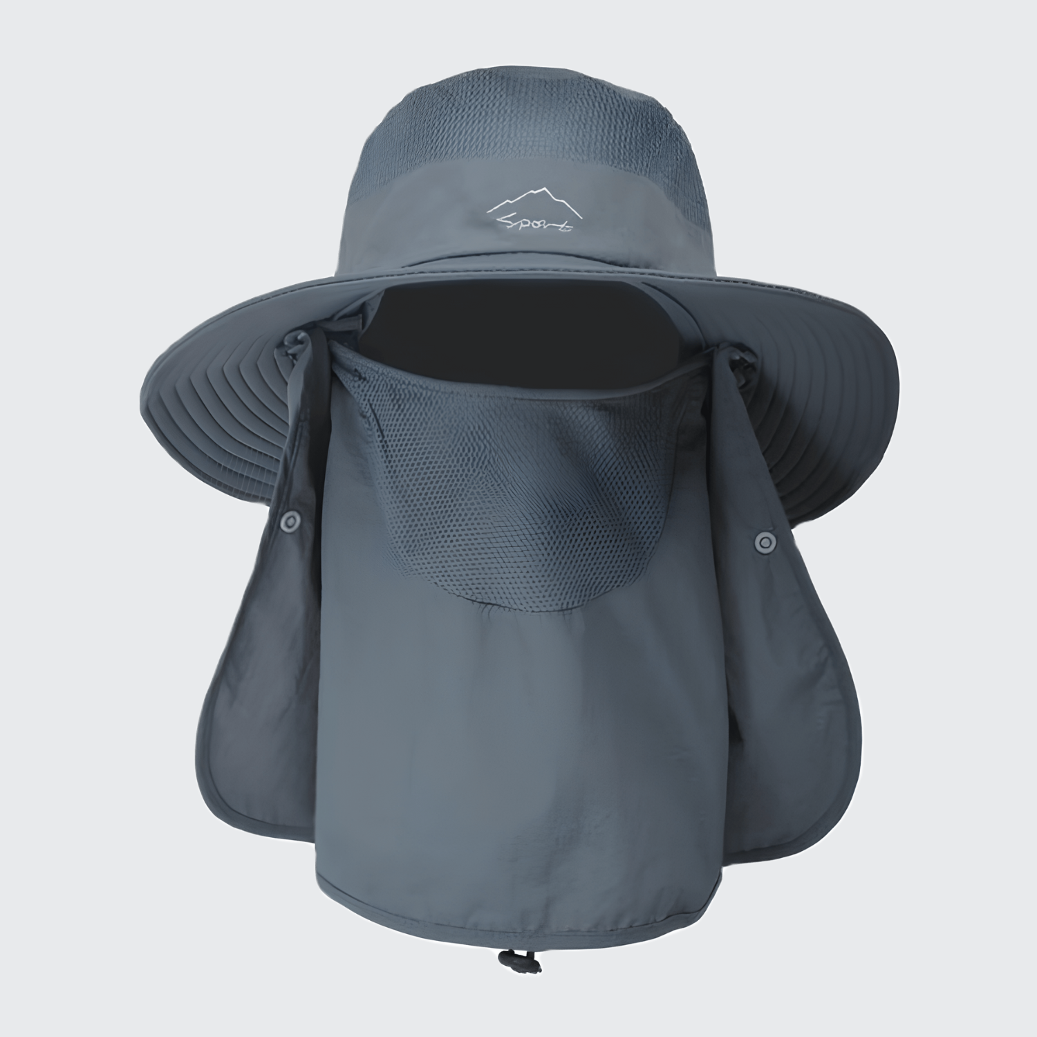 Sonnenhut mit Nackenschutz UV-Schutz für Wandern und Angeln