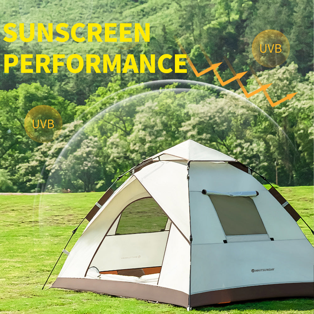 Pop Up Zelt 4 Personen wasserdicht für Camping und Strand