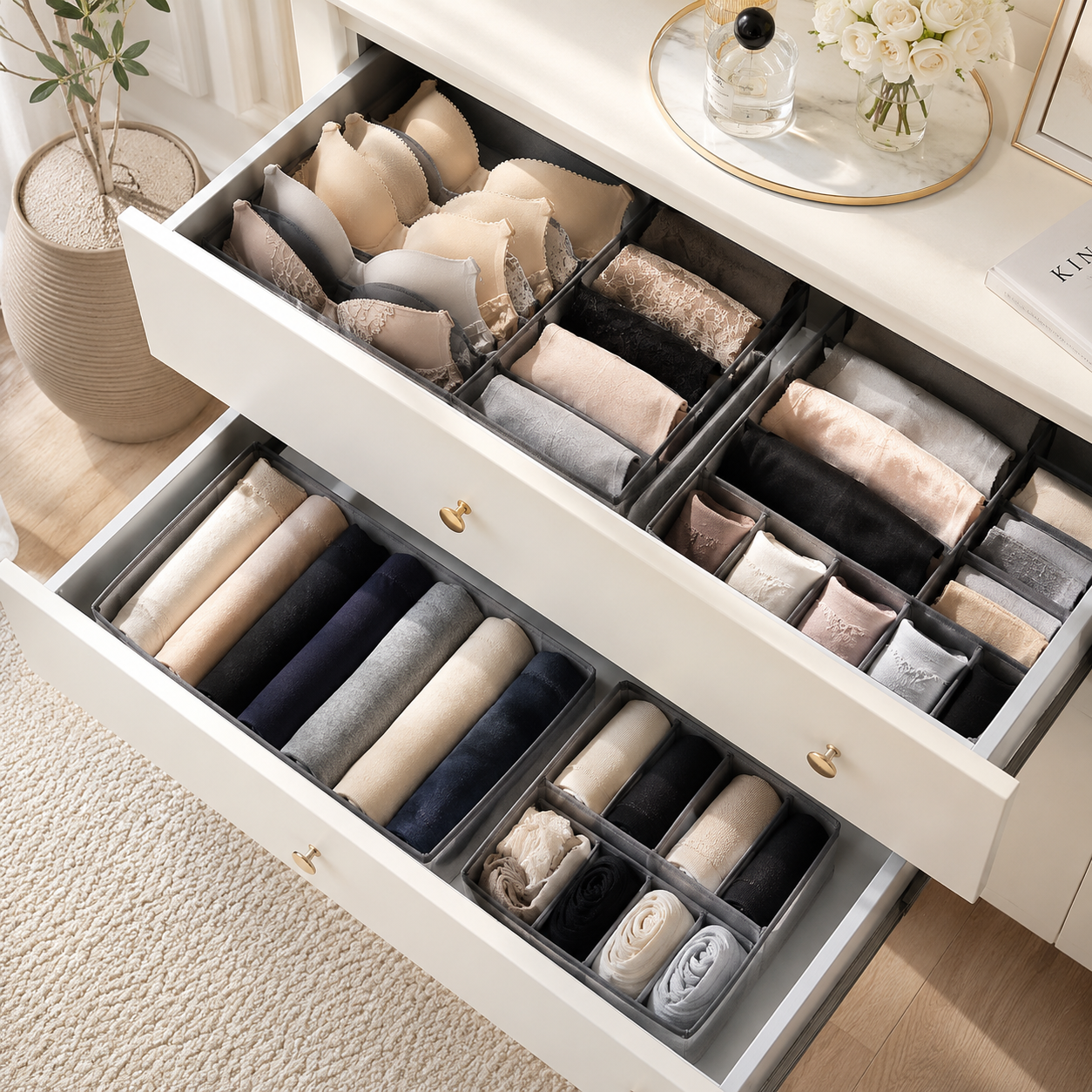 Modular Wardrobe Closet Organizer – Foldable & Stackable