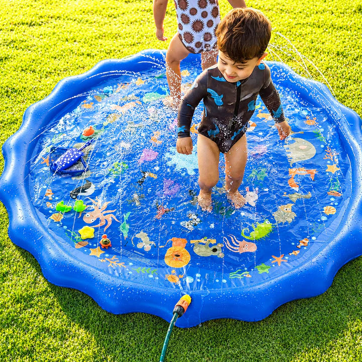Wasserspielmatte für Kinder und Haustiere - XL 170cm