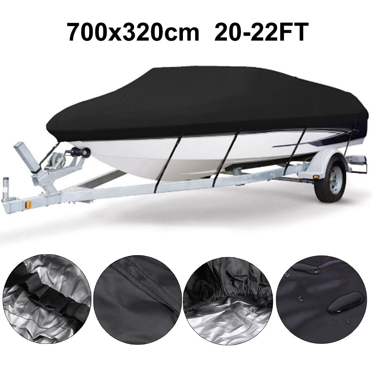 Waterproof boat cover