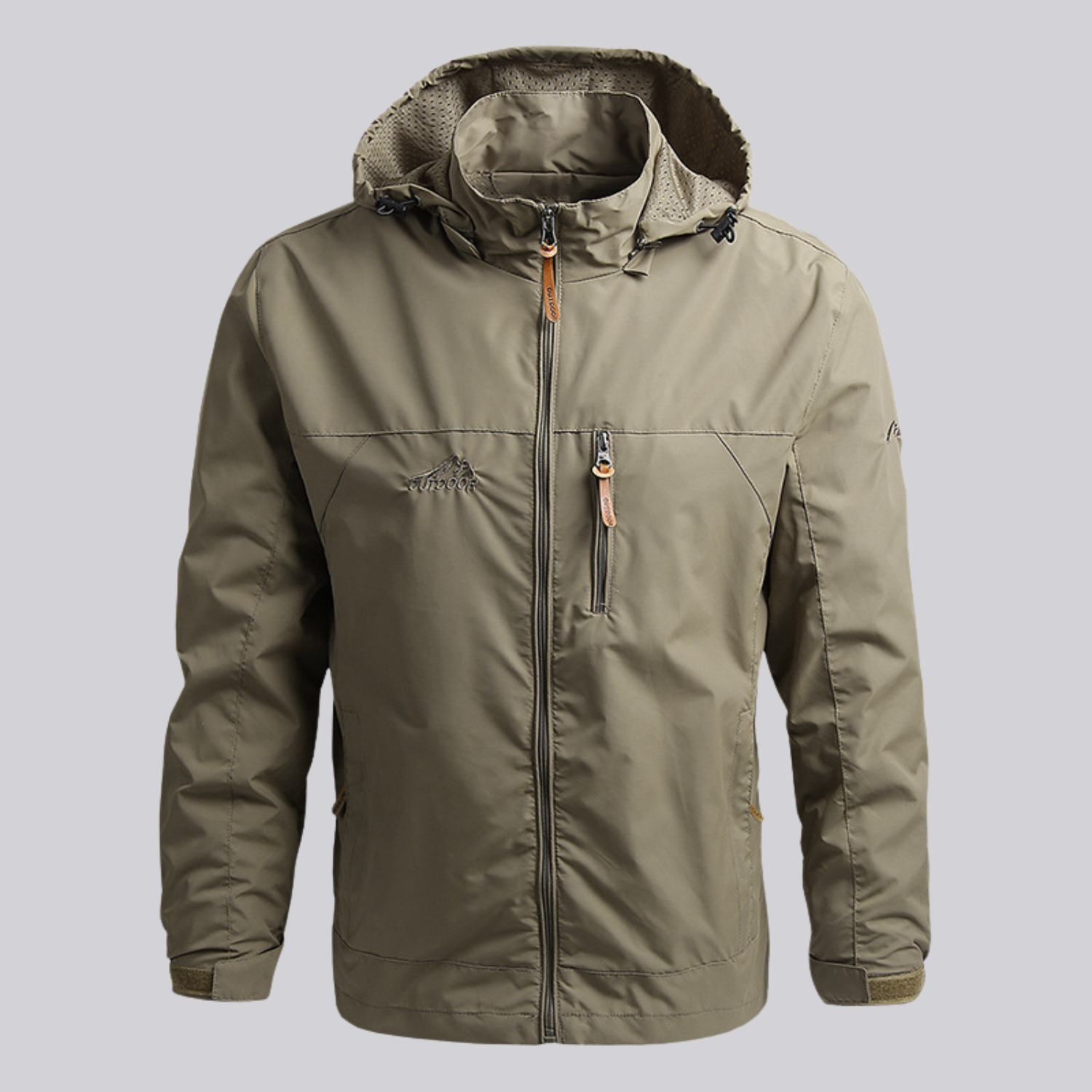 Herren Regenjacke Wasserdicht Winddicht für Wandern und Outdoor