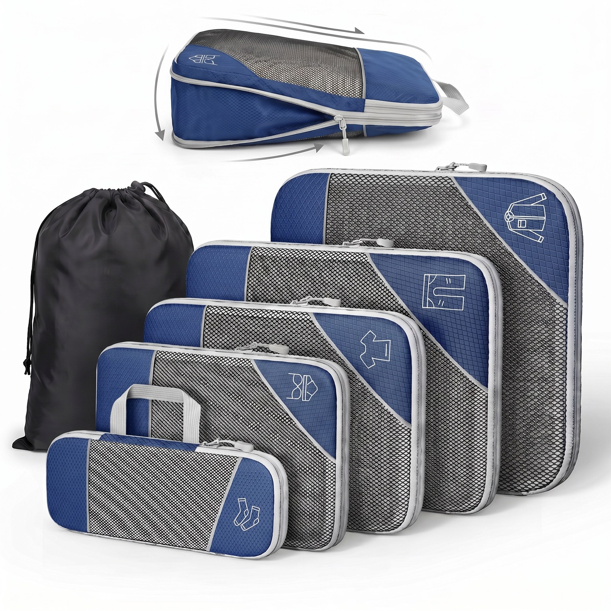 PackMate™ Kompressions-Packwürfel Set