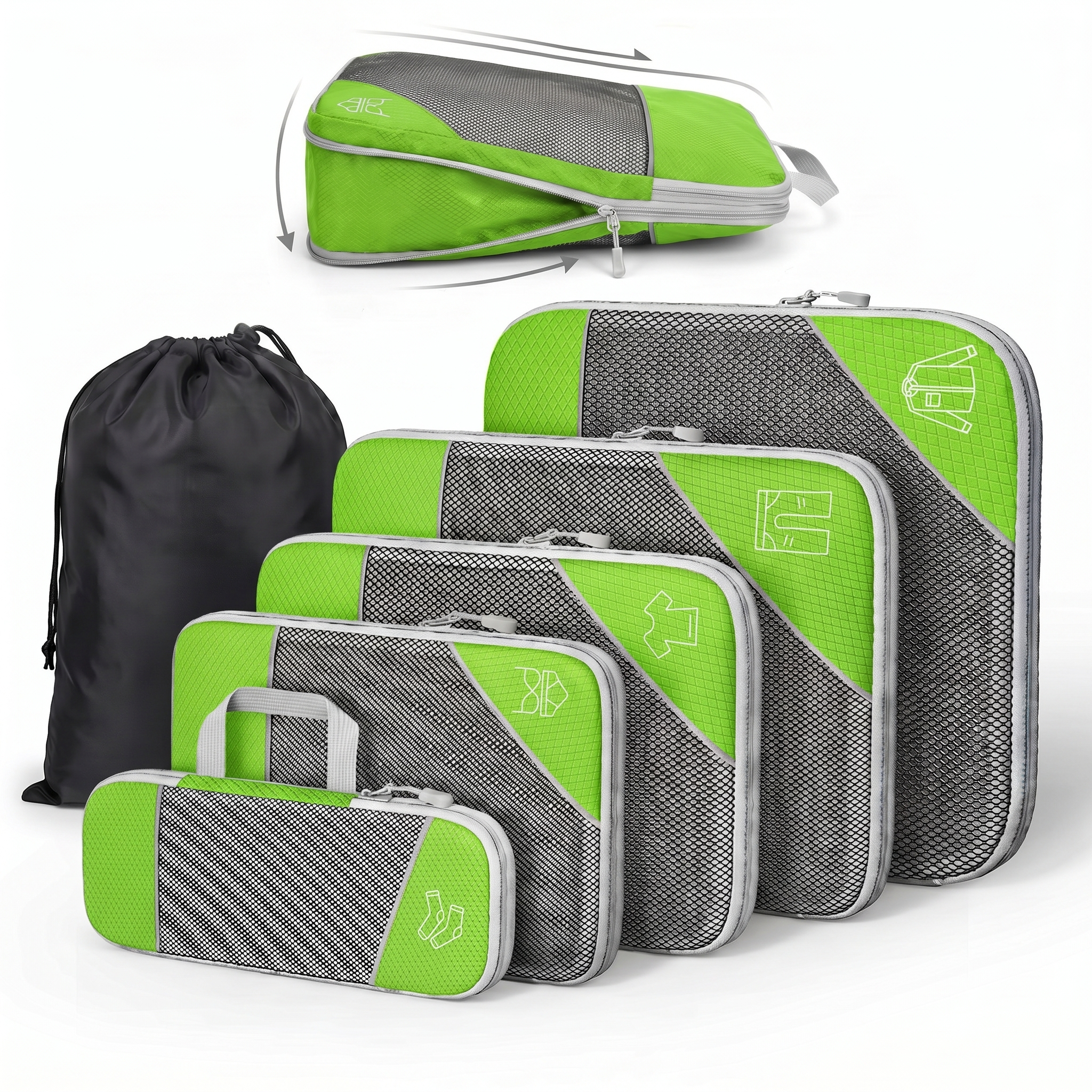PackMate™ Kompressions-Packwürfel Set