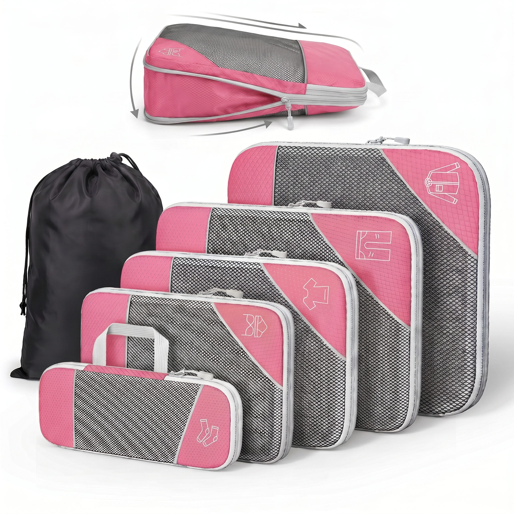 PackMate™ Kompressions-Packwürfel Set