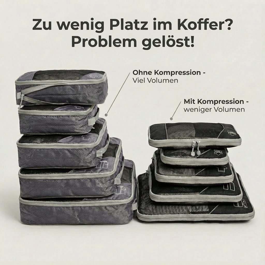 PackMate™ Kompressions-Packwürfel Set