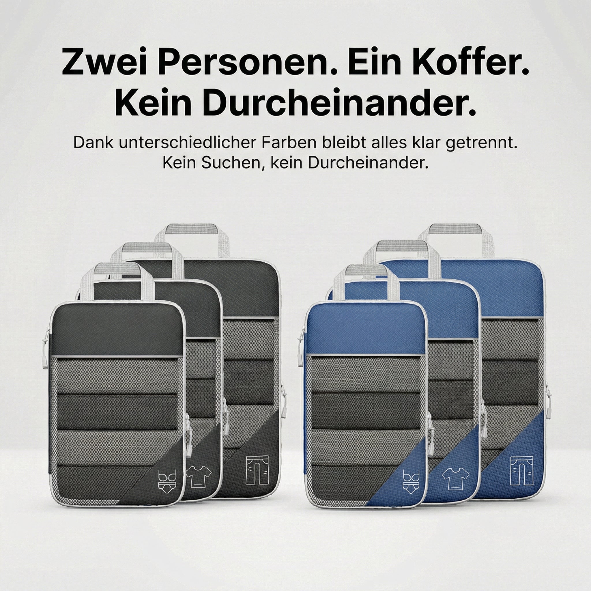 PackMate™ Kompressions-Packwürfel Set