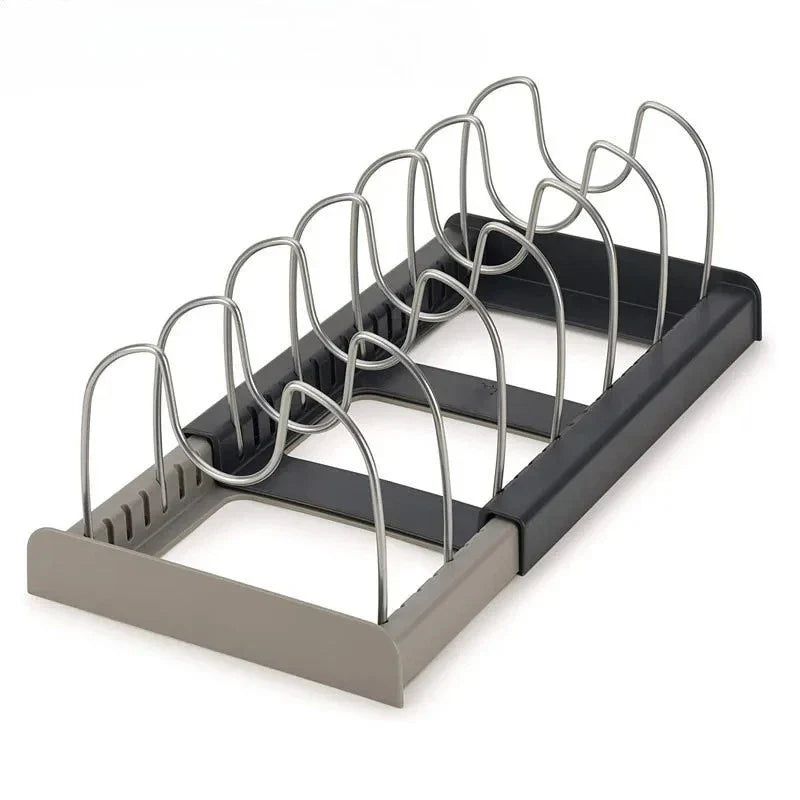 Ausziehbarer Topfdeckelhalter & Pfannen Organizer