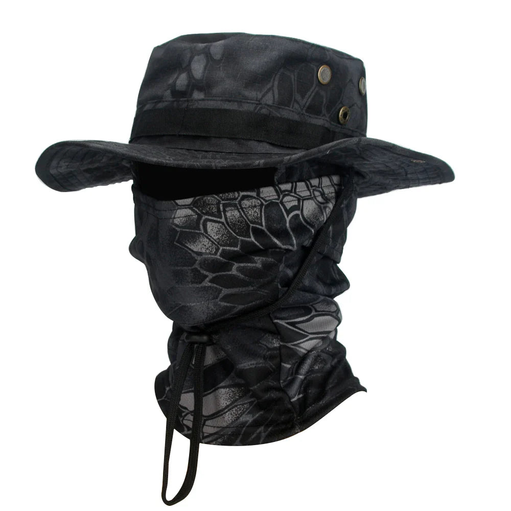 Outdoor Hut mit Sturmhaube UV-Schutz für Wandern und Trekking