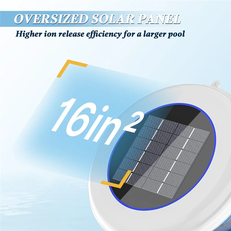 Solarbetriebener Pool Ionisator für klares Wasser