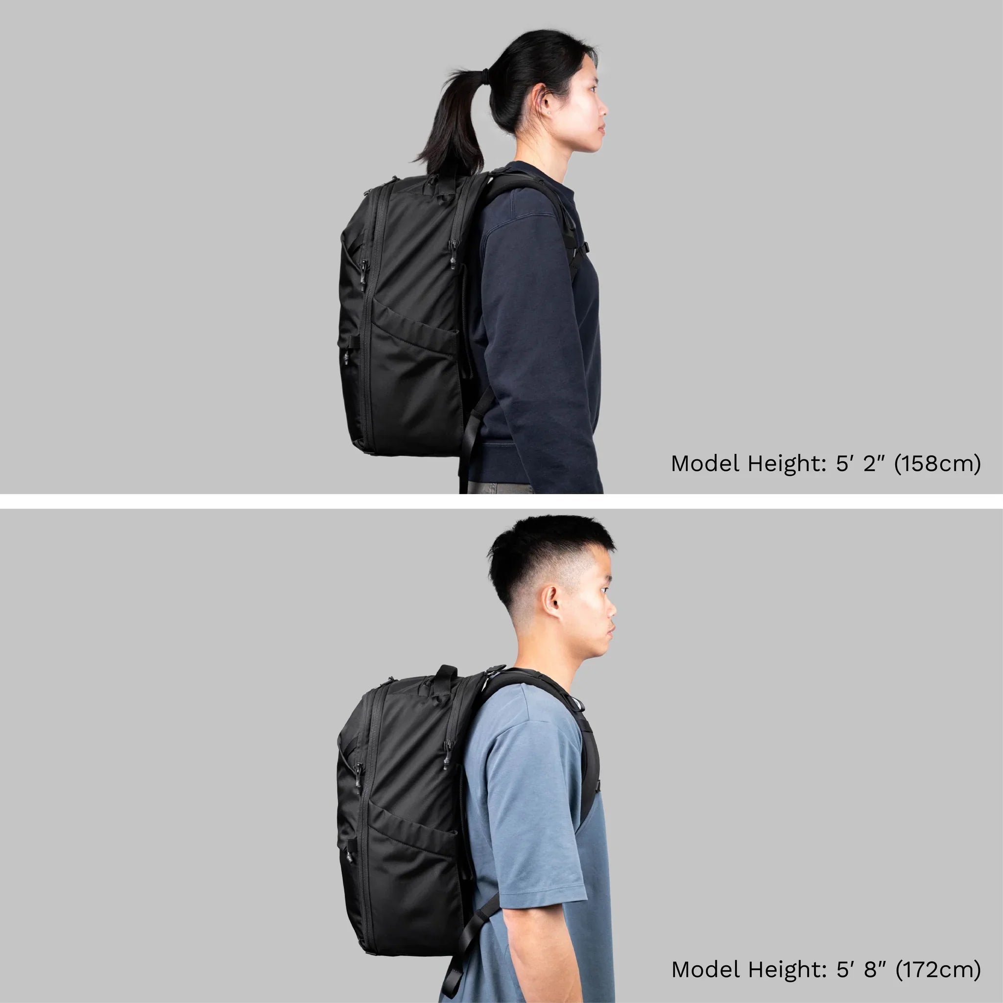 Reiserucksack 30L Handgepäck mit Laptopfach