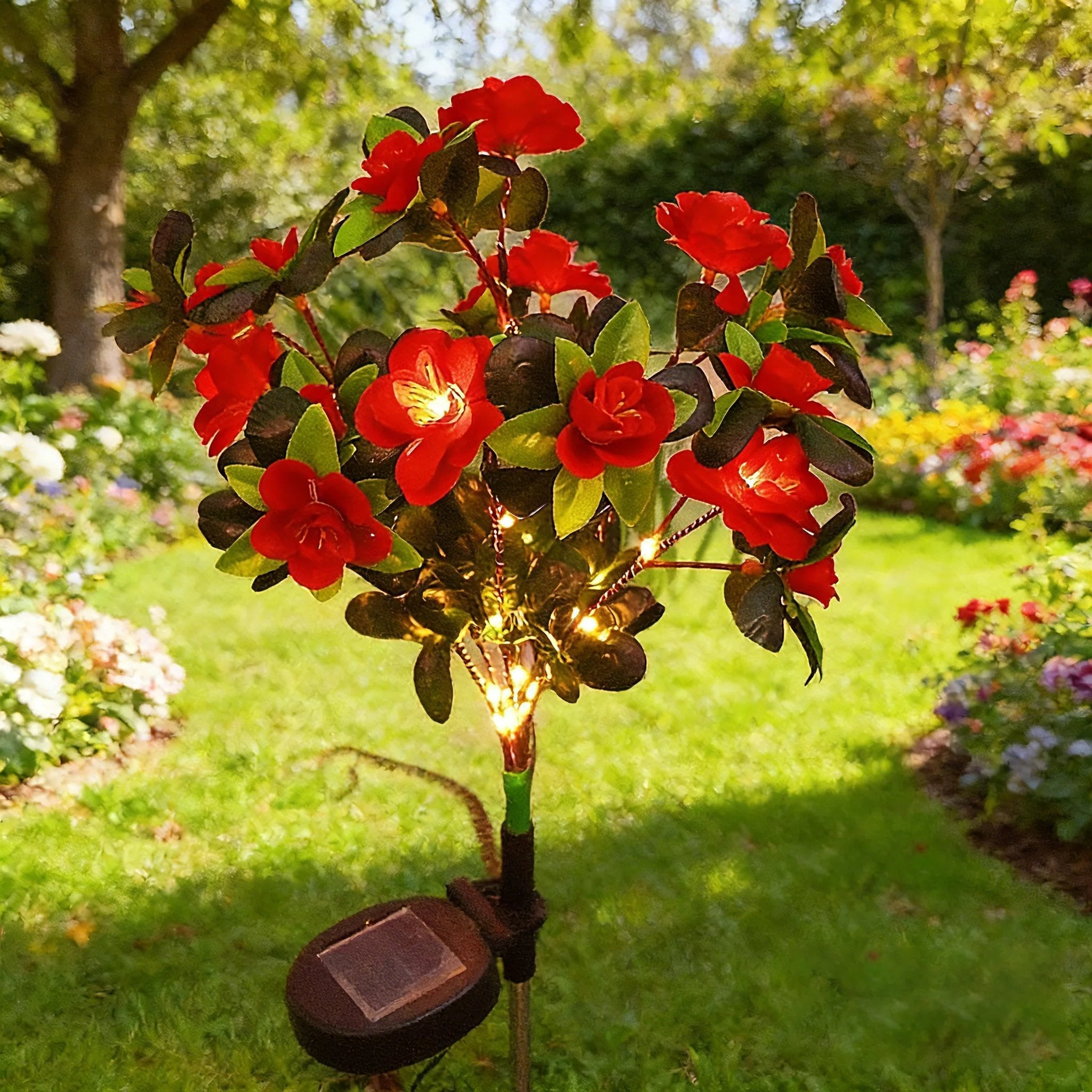 Floral Solar Garden Lights – Elaria