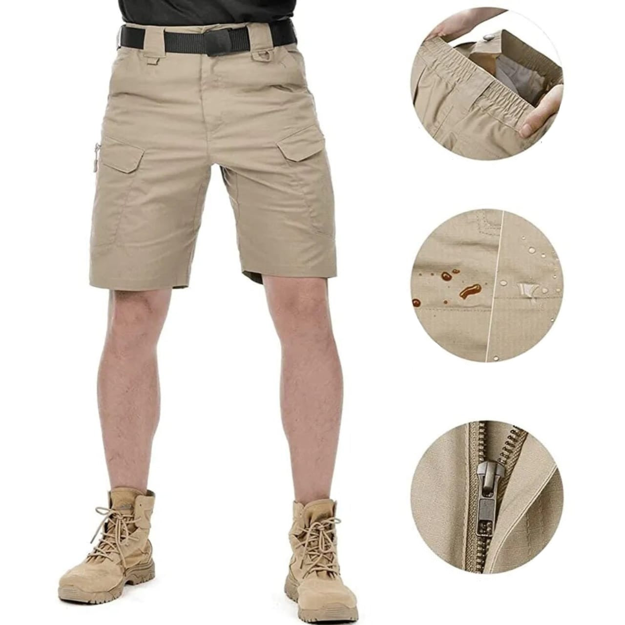 Herren Cargo Shorts Multifunktional für Outdoor und Wandern