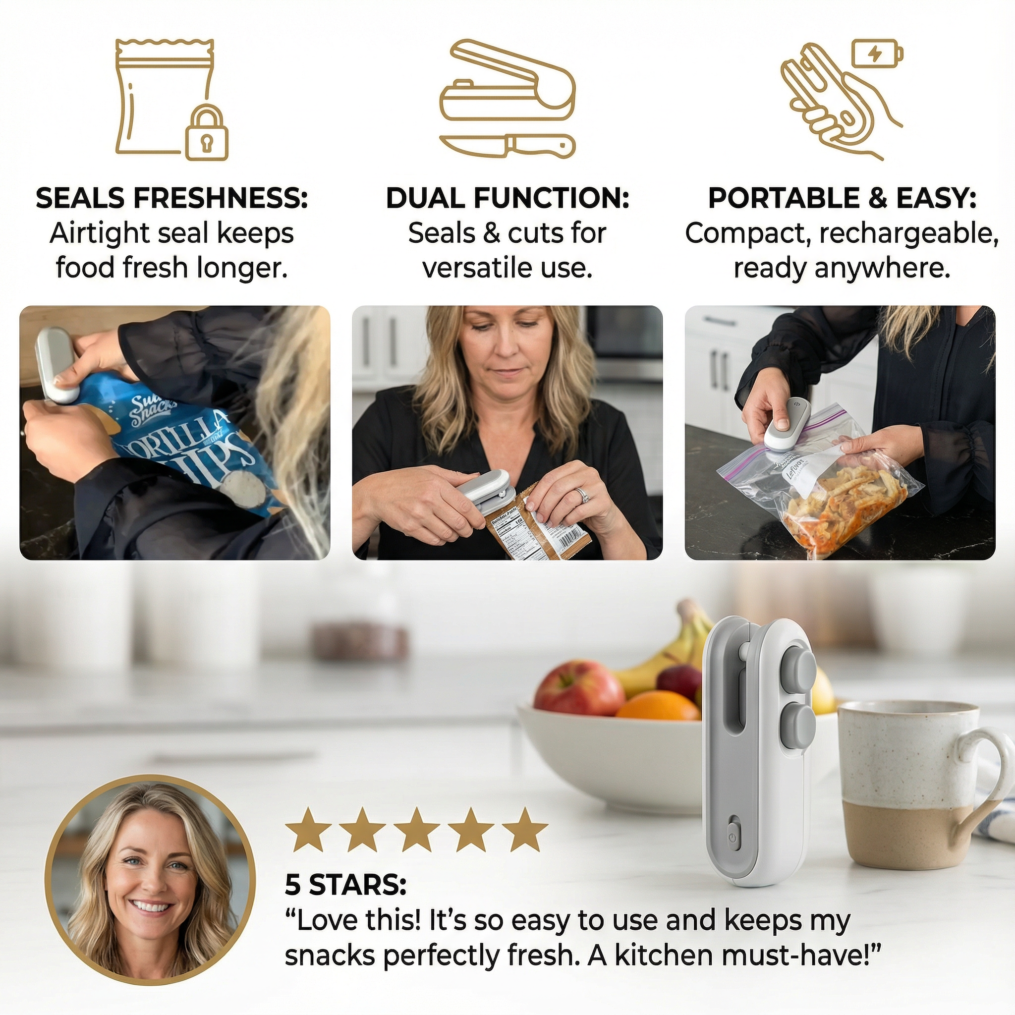 Dual-Function Mini Sealer